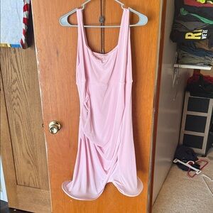 Elegant Pink Mini Dress